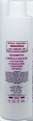 linea cosmetica shampoo Shampoo antiforfora con rosmarino, bardana e ortica Shampoo ristrutturante alla cheratina e proteine del grano Shampoo capelli grassi con rosmarino, equiseto e arancio Shampoo