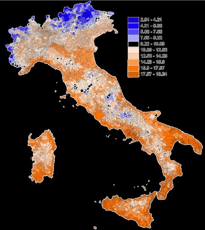 comuni del territorio nazionale; definizione dell anno tipo climatico per le province italiane e aggiornamento dei dati climatici per la