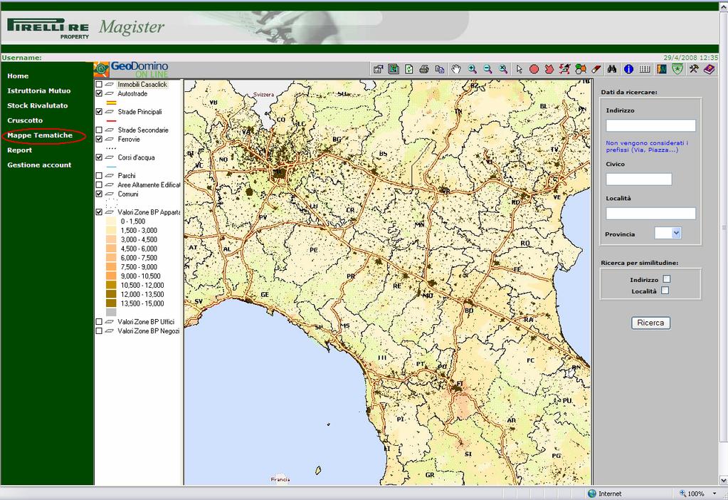 Mappe tematiche