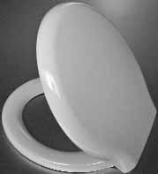 Sedili in Termoindurente_Thermoplastic toilet seats Nome Dimensioni Prezzo Forma Nettuno X 350 - Y 445 - Z 150 43,00 5/7 Avvolgente piccolo Sedile copriwater termoindurente stampato in urea.