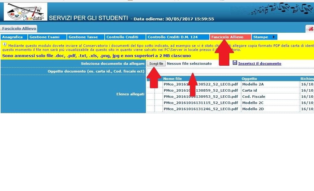 massimo del contributo previsto dall Istituto per i corsi accademici. 6.