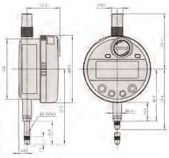 di 330 Encoder elettrostatico lineare ABSOLUTE Illimitata 1,5 N 8 mm (ISO/JIS) o 3/8" (ANSI/AGD) Sfera in metallo duro, filetto M 2.5 x 0.