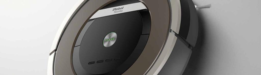 L esclusivo sistema di navigazione iadapt consente a Roomba di calcolare e adeguare il percorso fino 67 volte al secondo, di usare 40 diversi comportamenti e 3 modalità di pulizia, per un risultato