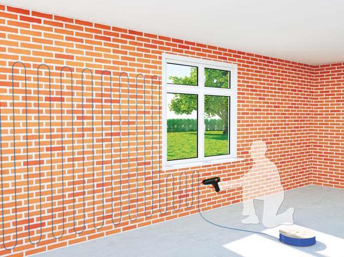 Riscaldamento elettrico a parete La temperatura dei componenti di un edificio, specialmente quella delle pareti esterne, è uno dei fattori che determinano le dispersioni di calore verso l esterno ed