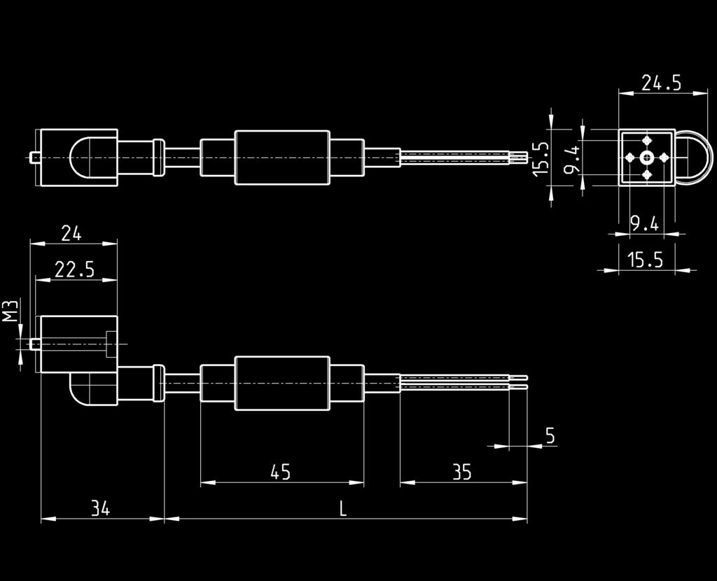 4 mm) con ponte raddrizzatore 15-903- costampato in linea con raddrizzatore di tensione 15-903-5 costampato