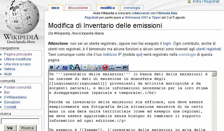 L ESEMPIO DI WIKIPEDIA :