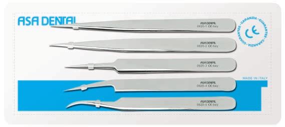 Pinzette Chirugiche Tissue Pliers S0645 Serie da 5 pezzi Set of 5 0645-1