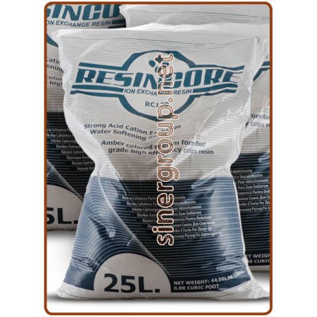 Resine Codice: 15000504 Resincore sacchi resina cationica forte per addolcimento 1 lit.