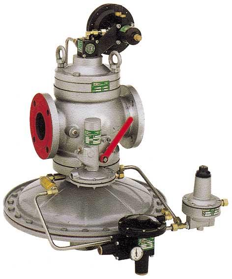 INTRODUZIONE I regolatori di pressione Terval sono regolatori di tipo pilotato per media e bassa pressione (Fig. 1) adatti all impiego con gas non corrosivi preliminarmente trattati.