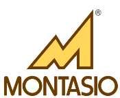 Il logo della denominazione è composto da una M in carattere maiuscolo stilizzato e dalla sottostante scritta MONTASIO, in carattere HORATIO.