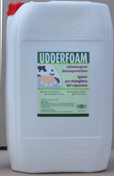 Udderfoam SOFFICE IGIENE Udderfoam è un sapone concentrato con Eucalipto e Tea tree oil, l