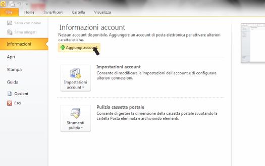 Requisiti Per accedere alla posta elettronica certificata attraverso un client di posta è necessario utilizzare Outlook 2003/2007/2010, oppure prodotti equivalenti.