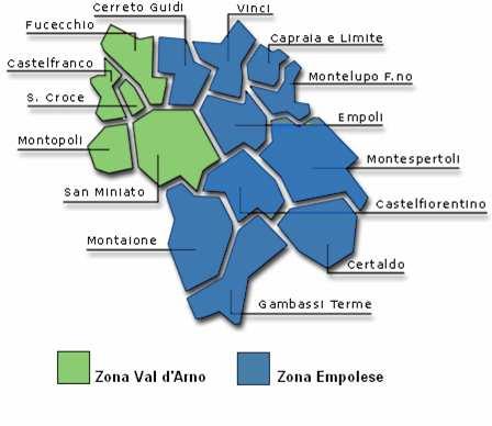 ex-asl Empoli: la ricerca attiva nel tempo. Zona Valdarno 88.000 abitanti 55.