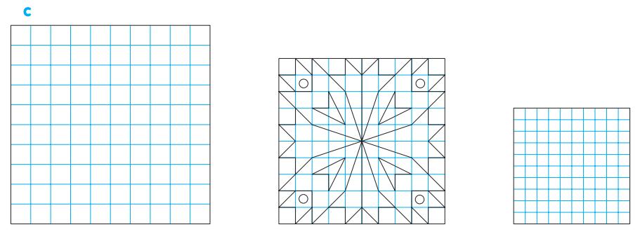 5. Disegna nei reticoli le figure simili