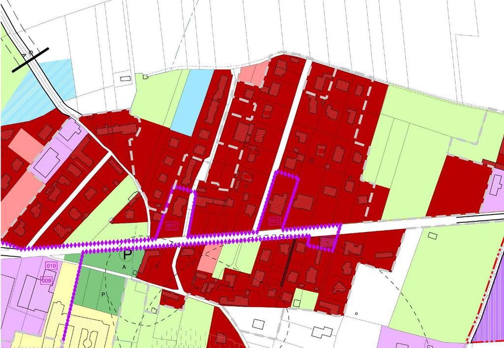 Individuazione dell'area in progetto e della strada pubblica