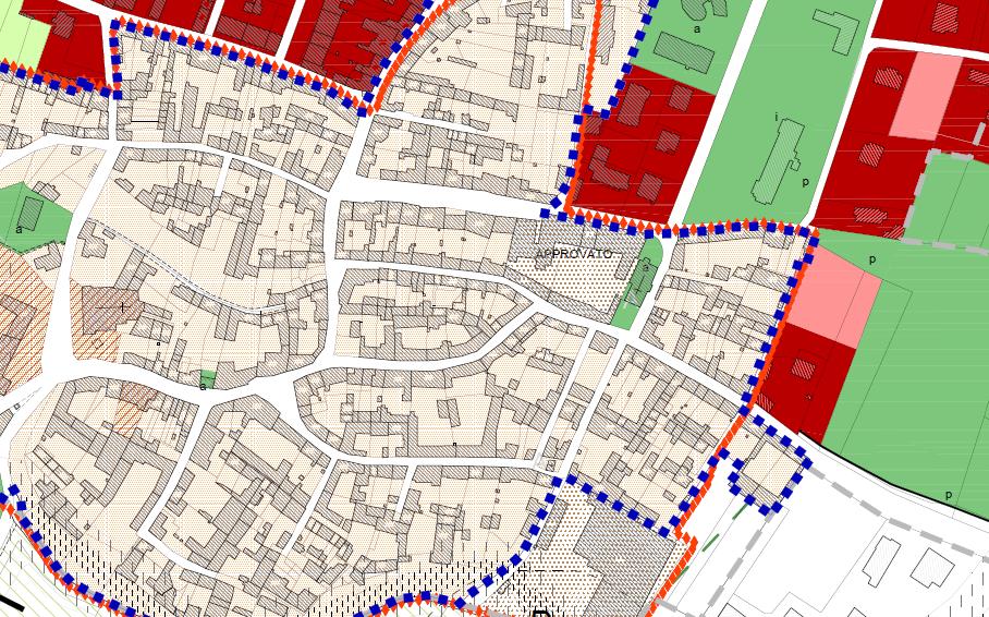 CARATTERISTICHE TECNICHE NORMATIVE Di seguito si illustrano le modifiche apportate dalla presente variante urbanistica: Area A3 - Ristrutturazione urbanistica (PdR "Ex filanda") Individuazione