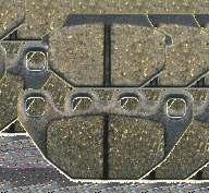 TÜV APPROVED PASTIGLIE FRENO ECO-RACING - BRAKE PADS ECO-RACING = FRONT - POST. = REAR ART. BP0266 PIAGGIO VESPA PX 125-150-200 ARCOBALENO ( 98->) TÜV APPROVED 31.7 x 51.1 x 6 ART.
