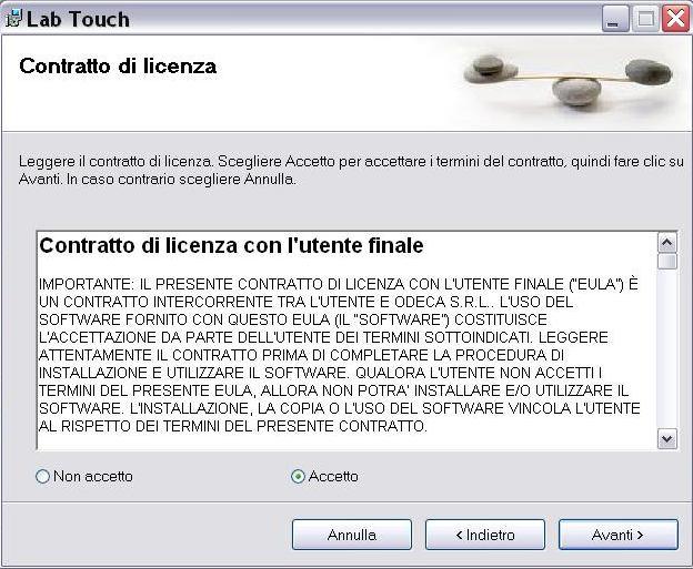 MANUALE ODECA LAB TOUCH VER. 1.8.0.