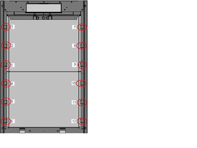 Installazione: inserimento delle graffe del filtro 1. Rimuovere il pannello anteriore. Fare riferimento a Rimozione del pannello anteriore. 2.