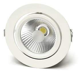 Faretti LED da incasso Faretti LED da incasso Faro orientabile 30W Faro a LED da incasso per controsoffitto con 1 LED COB 30W.
