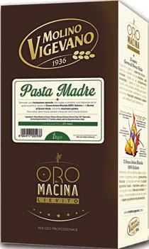 Pasta Madre Caratteristiche: Permette una lievitazione naturale che regala ai prodotti una fragranza ed un gusto autentico, grazie al Grano Antico Risciola 100% Italiano e al Germe Vitale di Grano,