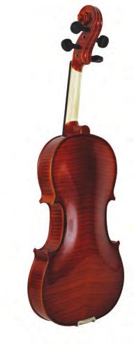 Violini Violino fondo in acero, vernice con venatura a vista, tavola in abete, tastiera in ebano con tiracantini