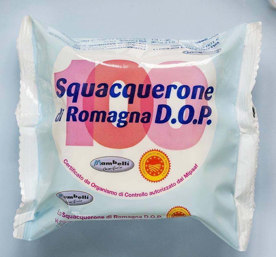 Lo Squacquerone di Romagna DOP 100 100 g di gusto di Romagna!