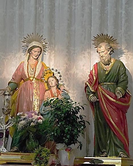 NOVENA AI SANTI GIOACCHINO E ANNA GENITORI DELLA BEATA VERGINE MARIA 1 GIORNO O gloriosa madre di Maria, sant'anna, per quell'invitta pazienza con cui tollerasti la tua penosa sterilità, ottieni a