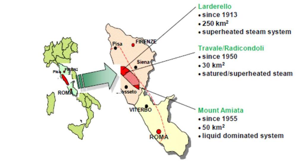 Situazione italiana Fino agli anni 70 l Italia era al primo posto nel mondo per la produzione di energia elettrica da