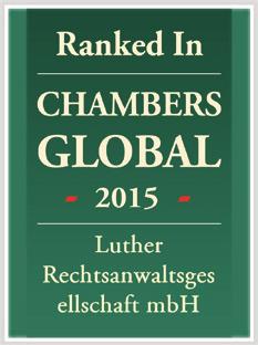 International International Tax Law Team of the Year Germany 2014 2014 TAX AW ARDS Luther Law Firm International Tax Law Team of the Year -