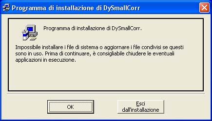 1.3 Installazione Il programma propone una maschera simile alla seguente.