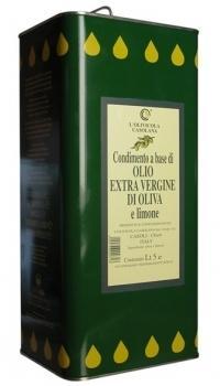 Olio Extravergine di oliva al Limone Bottiglia vetro da