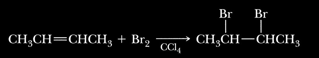 Addizione di bromo e cloro 2-butene 2,3-dibromobutano cicloesene