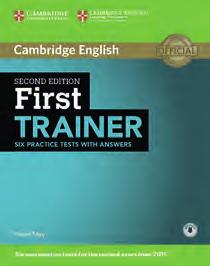 Clicca sulla copertina per acquistare 2017-2018 Exams Catalogue Compact First Peter May B2 e book lms EP First Trainer Peter May B2 Cambridge English Practice Tests: First B2 Common mistakes at First