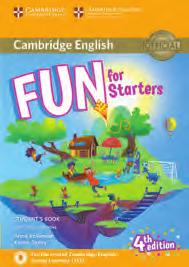 I Cambridge English: Young Learners Tests coprono tre livelli: Pre A1 Cambridge English: Starters A1 Cambridge English: Movers A2 Cambridge English: Flyers Da Gennaio 2018 saranno in vigore i nuovi
