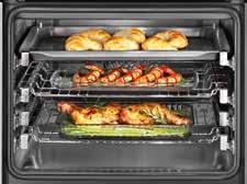 Forni 17 SOLUZIONI PER SODDISFARE OGNI TUA GOLOSITÀ FULLSTEAM permette di cucinare con 100% vapore combinato con le altissime prestazioni dell esclusivo sistema di riscaldamento