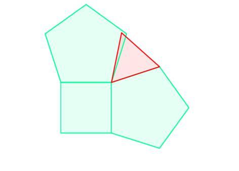 angoli interni dei poligoni regolari. Nella figura l angolo compreso tra i due pentagoni è minore di 60 e non ci sono poligoni regolari con angoli di ampiezza inferiore a 60.