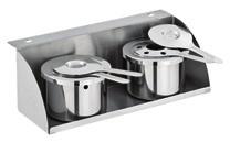 58136-KA 58136-KA SERVING ITEMS LIVING FOOD PAN GN 1/1 Bacinella GN 1/1 14102-04 53x32,5 cm - h. 4 cm - 7 L 20¾ x12¾ - h. 1½ - 1,84 gal. 14102-06 53x32,5 cm - h. 6,5 cm - 10 L 20¾ x12¾ - h.