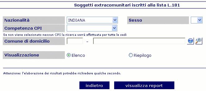 Stampe e report 12.2.7 Elenco soggetti disabili con qualifica acquisita (L. 68/99) Il report fornisce un elenco di tutti i lavoratori iscritti alla lista L.