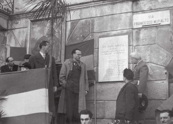 Memoria di persone e avvenimenti 14 novembre 1944 Pier Amato Perretta 65 - Como, piazza Perretta 66 - Como, atrio del Tribunale Il 14 novembre 1948, per iniziativa dell ANPI, nell ambito di una