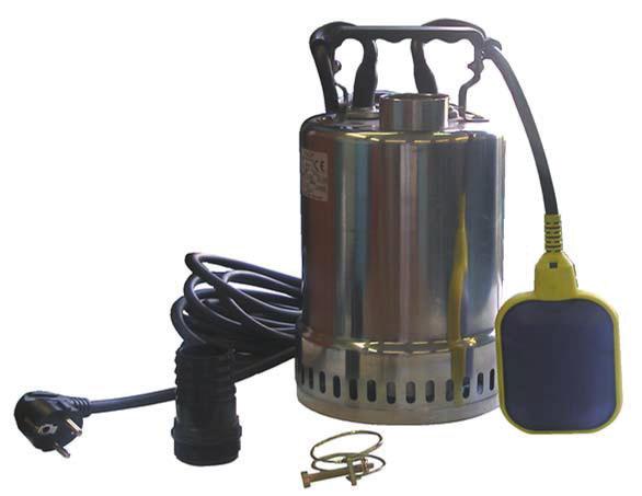 SERIE SERIES AQUAGIO16/M ELETTROPOMPA SOMMERGIBILE IN ACCIAIO INOX PER DRENAGGIO STAINLESS STEEL SUBMERSIBLE DRAINAGE PUMP ELECTROPOMPES VIDECAVE EN ACIER INOX CARATTERISTICHE TECNICHE TECHNICAL