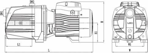 Elettropompe 18 electric pumps AJm AJ Elettropompe autoadescanti jet Self-priming Jet pumps Applicazione Possono essere utilizzate per trasferire acqua pulita o liquidi chimicamente non agressivi.