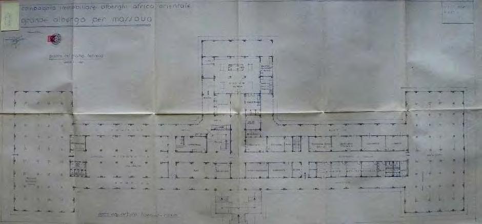 per l edilizia e l urbanistica del 16 giugno 1937 viene discussa l approvazione del progetto di albergo di Massaua sull isola di Taulud che deve essere realizzato entro la fine di ottobre con una