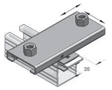 Slitta assiale/radiale GL 100 e GL 200 Slitte di scorrimento Slitta assiale/radiale senza piastra Slitta assiale/radiale con piastra Installazioni possibili Dati Tecnici: Profi lato compatibile: