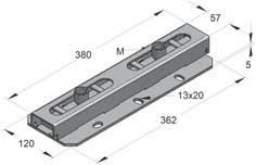 Slitte di scorrimento Slitta a rulli doppia F M B Slitta a rulli doppia Installazioni possibili 04 Dati Tecnici: Applicazioni: Azione assiale ridotta Materiale: Acciaio Assorbimento di dilatazioni