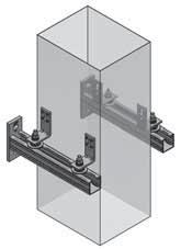 Resistenza alla temperatura: da - 35 C a + 100 C Supporto fonoassorbente L Tipo Lunghezza Elemento Materiale Max. carico Peso Conf.