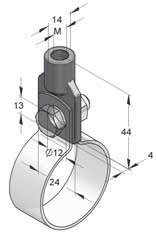 DIN EN ISO 4032 Descrizione Dimensioni D.E. tubo Ø Peso Conf.