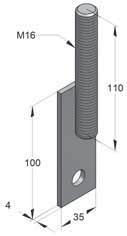 CENTUM Connettore Ala Collare Connettore Ala Collare Dati Tecnici: Applicazioni: Connessione M16 per Collari Materiale: