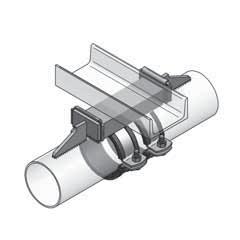Mettere il giunto (1) sull estremità del tubo o del raccordo fi no allo scalino distanziatore dell elemento di tenuta (2), quindi stringere la reggia (vite con testa a