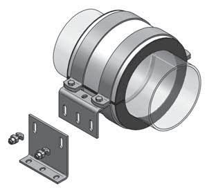 tubazione (9) da Ø 76,1 a Ø 114,3: 3 cordoni di saldatura a=3 mm L=60 mm da Ø139,7 a Ø 406,4: 4 cordoni di